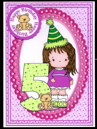Party Girl - 5 Years Old by Katie Silver