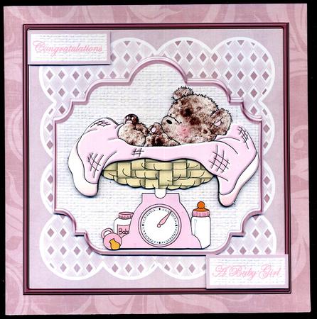 Beautiful Blushing Bride Backing Paper by Katie Silver