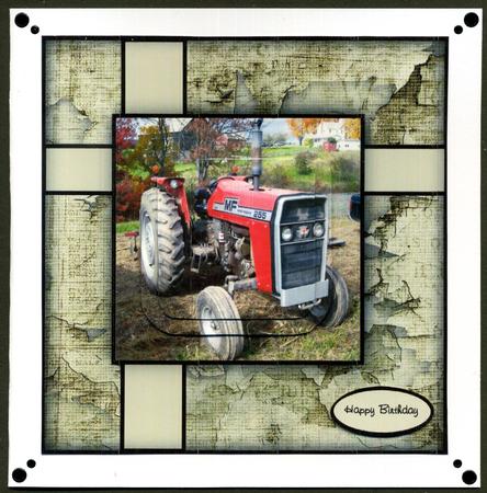 Red Tractor by Katie Silver