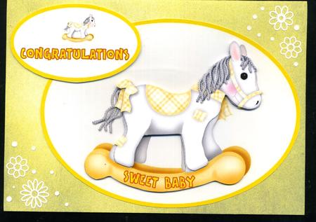 Duel Backing Paper - Distressed Ink - Yellow by Katie Silver