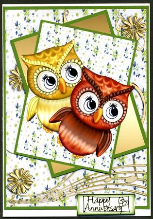 Anniversary Owl by Katie Silver