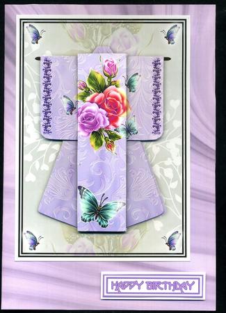 Duel - Wood Grain Backing Paper - Dusky Purple by Katie Silver