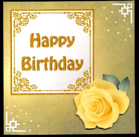 Duel Backing Paper - Distressed Ink - Gold by Katie Silver