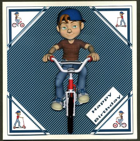 Boys Bike Ride by Katie Silver
