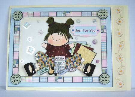 Crafty Lass Topper & Decoupage by Katie Silver