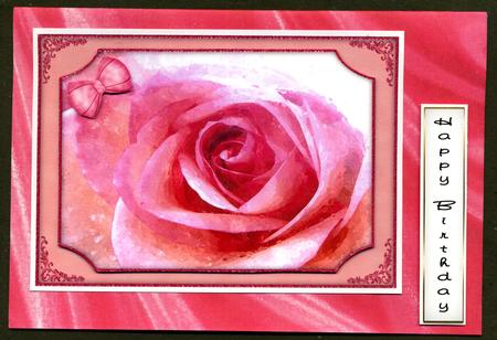 Duel Backing Paper - Rippled Silk - Rose Pink by Katie Silver