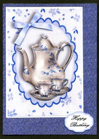 Purple Glitter Backing Paper by Katie Silver
