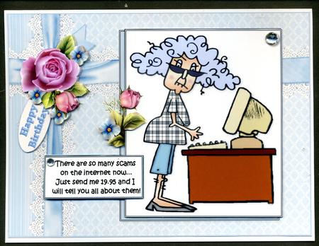Stella and Internet Scams Quick Card by Katie Silver