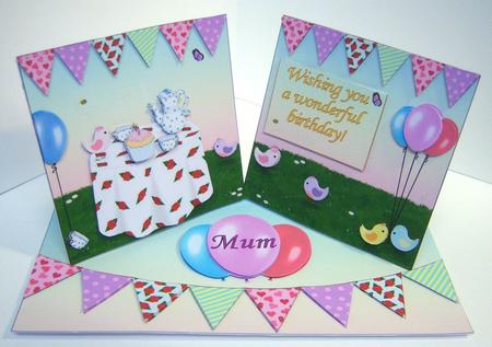 Garden Tea Party Double Twist Easel Mini Kit by Katie Silver