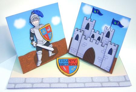 A Knight and His Castle Double Twist Easel Mini Kit by Katie Silver