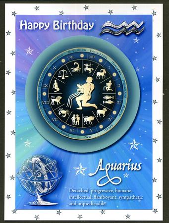 Zodiac Sign Aquarius Mystical by Katie Silver