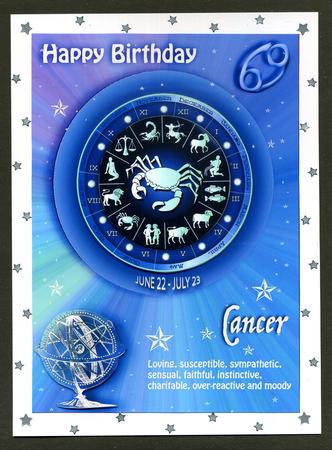 Zodiac Sign Cancer Mystical by Katie Silver