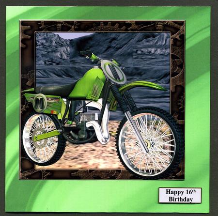 Duel - Saturn's Rings - Backing Paper - Pastel Green by Katie Silver