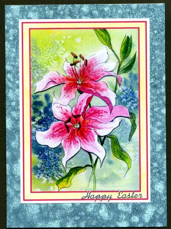Duel - Shimmering Metallic Dusky Aqua Backing Paper by Katie Silver