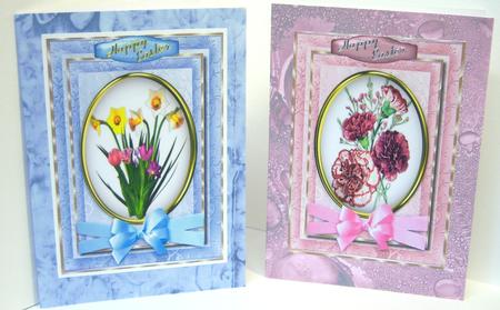 Two Lovely Spring Flower Toppers  by Katie Silver