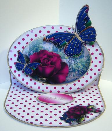 Butterfly Garden Oval Easel Mini Kit by Katie Silver
