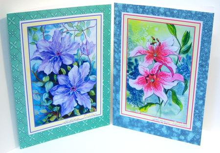 2 Summer Watercolour Toppers by Katie Silver