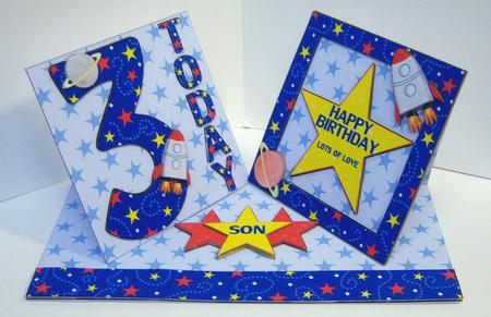Three Today Space Boy Double Twist Easel Mini Kit by Katie Silver