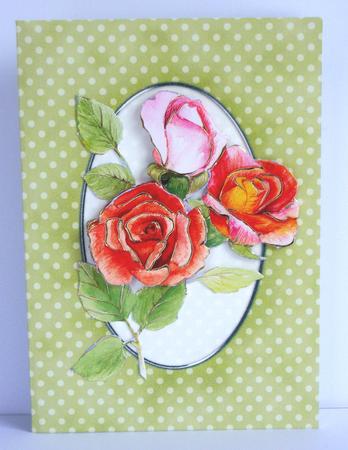 Dots Card Fronts Set in Pretty Daisy Colours by Katie Silver