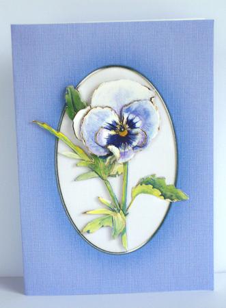 'linen Embossed' Summer Mists Card Fronts Kit by Katie Silver