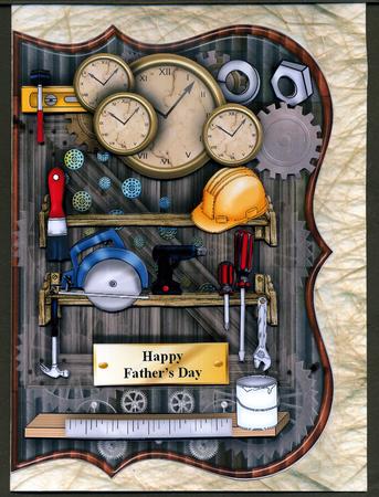 Tool O'clock Male Card by Katie Silver