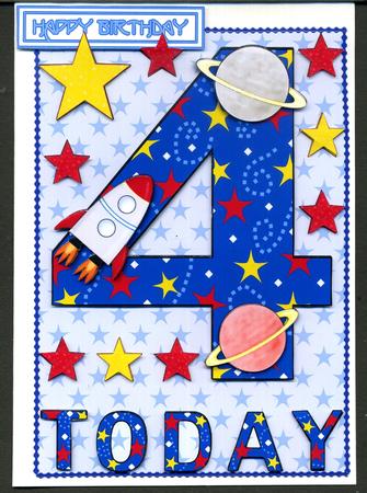 Four Today Space A5 Decoupage by Katie Silver