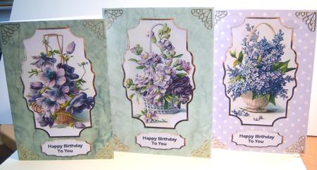 Vintage Floral Toppers and Sentiment Tags by Katie Silver