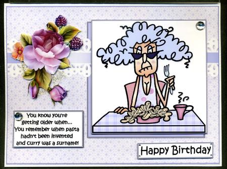 Stella Was a Child in the 50's Quick Card by Katie Silver
