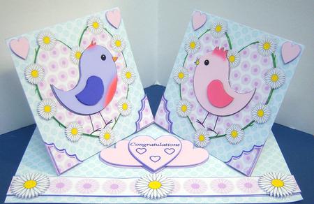 Lovebirds and Daisy Chains Double Twist Easel Mini Kit by Katie Silver