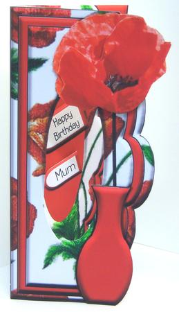 Scalloped-edge Vase Aperture - Perfect Poppy by Katie Silver