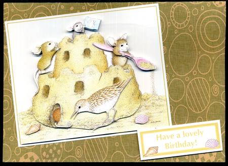 Puppy & Cupcake Backing Paper by Katie Silver