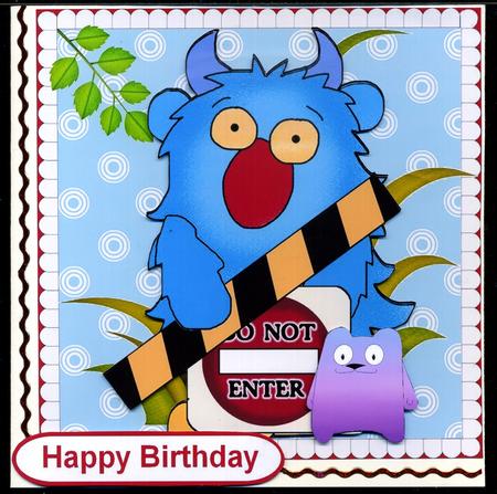 Silly Monster with Bear by Katie Silver
