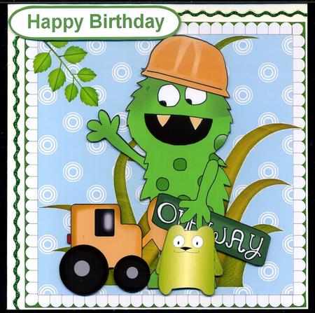 Silly Monster with Digger and Bear by Katie Silver