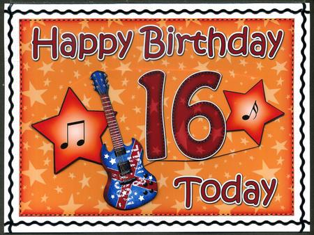 5x7 16th Birthday Guitar 3D Step by Step Decoupage by Katie Silver