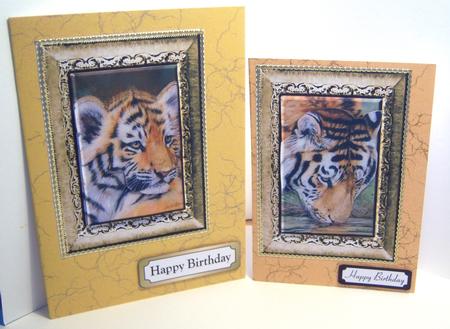 Tigers - Wildlife Duodecoupage by Katie Silver