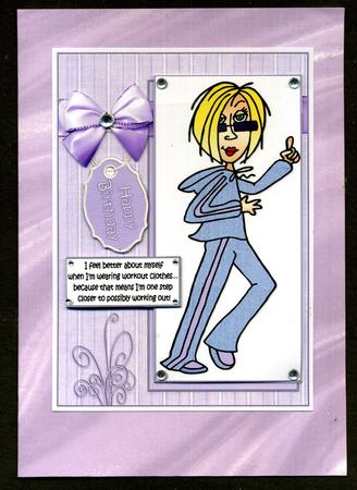 Duel Backing Paper - Rippled Silk - Pastel Purple by Katie Silver