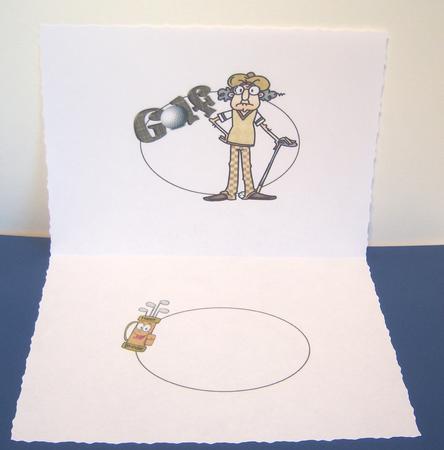 Gus Thinks Golf is Just for the Men Insert by Katie Silver