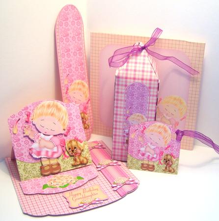 Cutie Pie Birthday Easel Card Kit by Katie Silver
