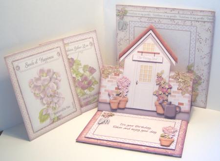 Pottering in My Garden Over the Top Easel Card Kit by Katie Silver