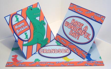 Dinosaur Double Twist Easel All Age Mini Kit by Katie Silver