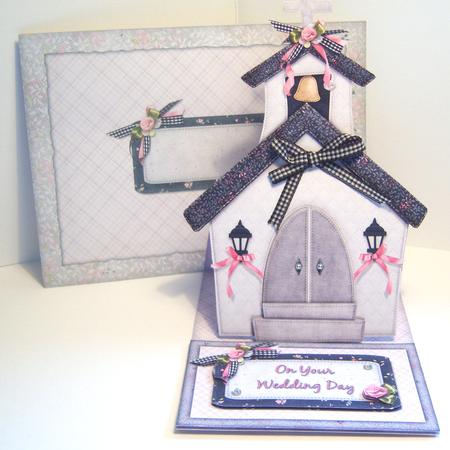 Family Celebrations Decoupage Shaped Easel Card Kit by Katie Silver