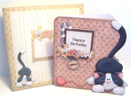 You?re the Cat?s Meow Shaped Fold Card Kit by Katie Silver