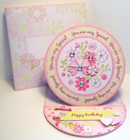 Floral Spray Plate Easel Card Kit by Katie Silver