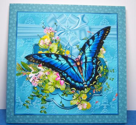 Stars Backing Paper in Blue by Katie Silver