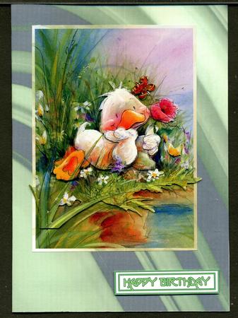 Duel - Saturn's Rings - Backing Paper - Dusky Green by Katie Silver