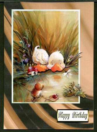 Duel - Saturn's Rings - Backing Paper - Tan by Katie Silver