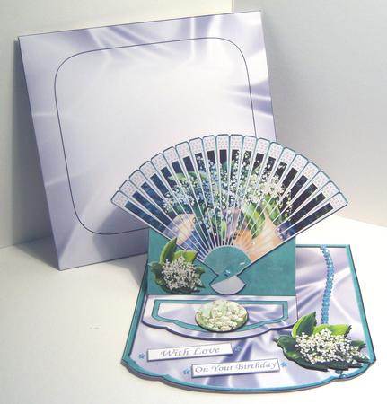 Lily of the Valley Fan Easel Card Kit by Katie Silver