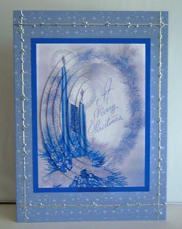 Twinkling Stars on Blue Backing Paper by Katie Silver