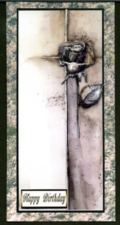 Grunge Wall Backing Paper 1 by Katie Silver