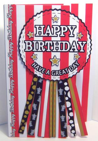 Sunderland Rosette Over Edge All Ages Birthday Father's Day by Katie Silver